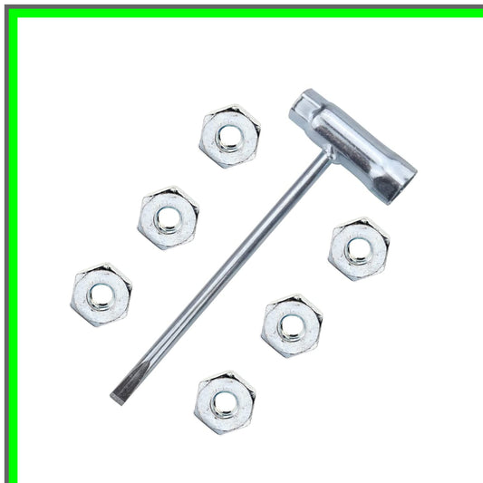 Chainsaw T-Wrench Set with 6 Bar Nuts for Stihl MS Series Maintenance