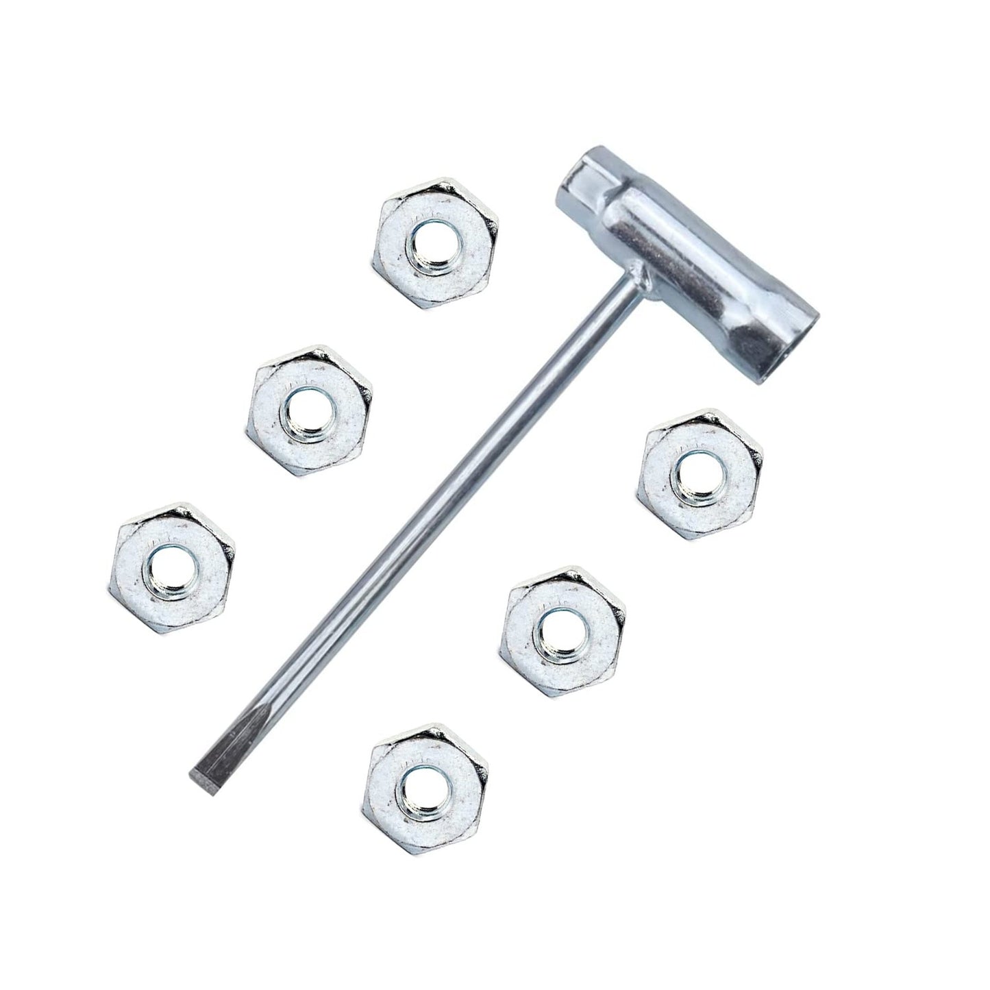 Chainsaw T-Wrench Set with 6 Bar Nuts for Stihl MS Series Maintenance