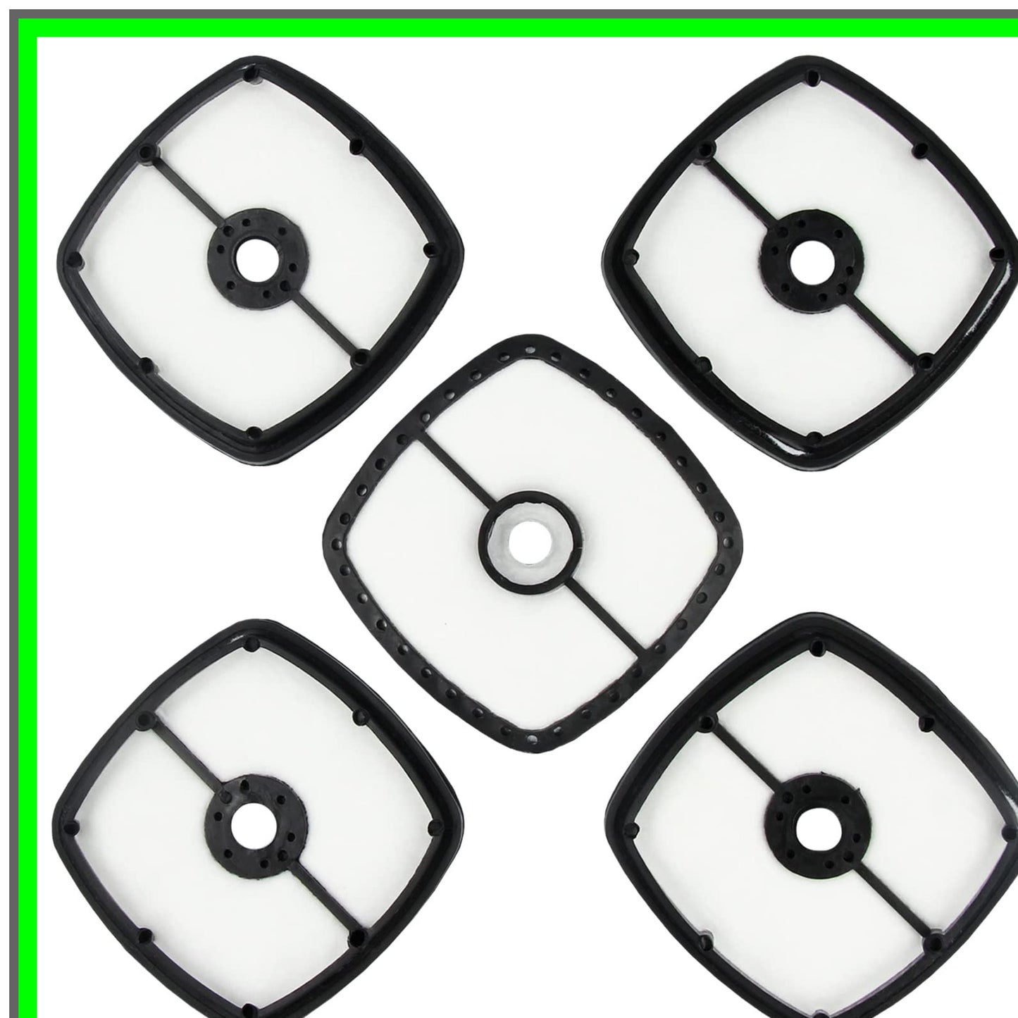 Air Filter Pack for SRM GT PAS PB Series Trimmers - 5 Count