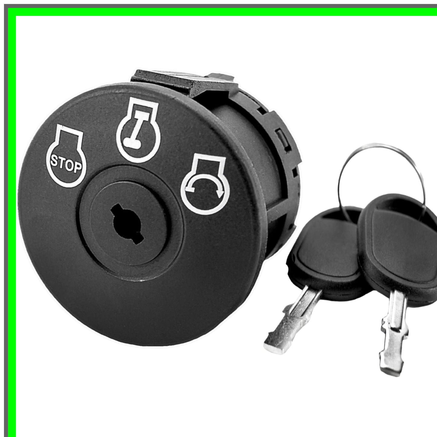 MTD Compatible Lawn Mower Ignition Switch with Key for 5 Terminal Models