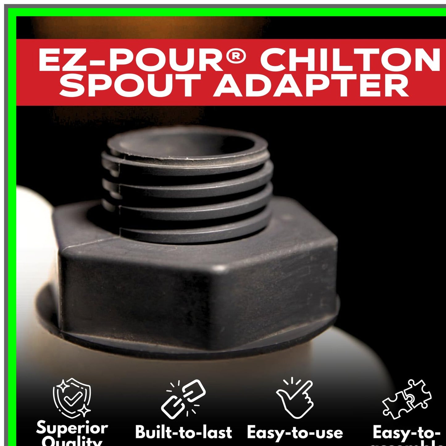 Chilton Gas Can Adapter Set for Easy Fuel Transfer and Compatibility