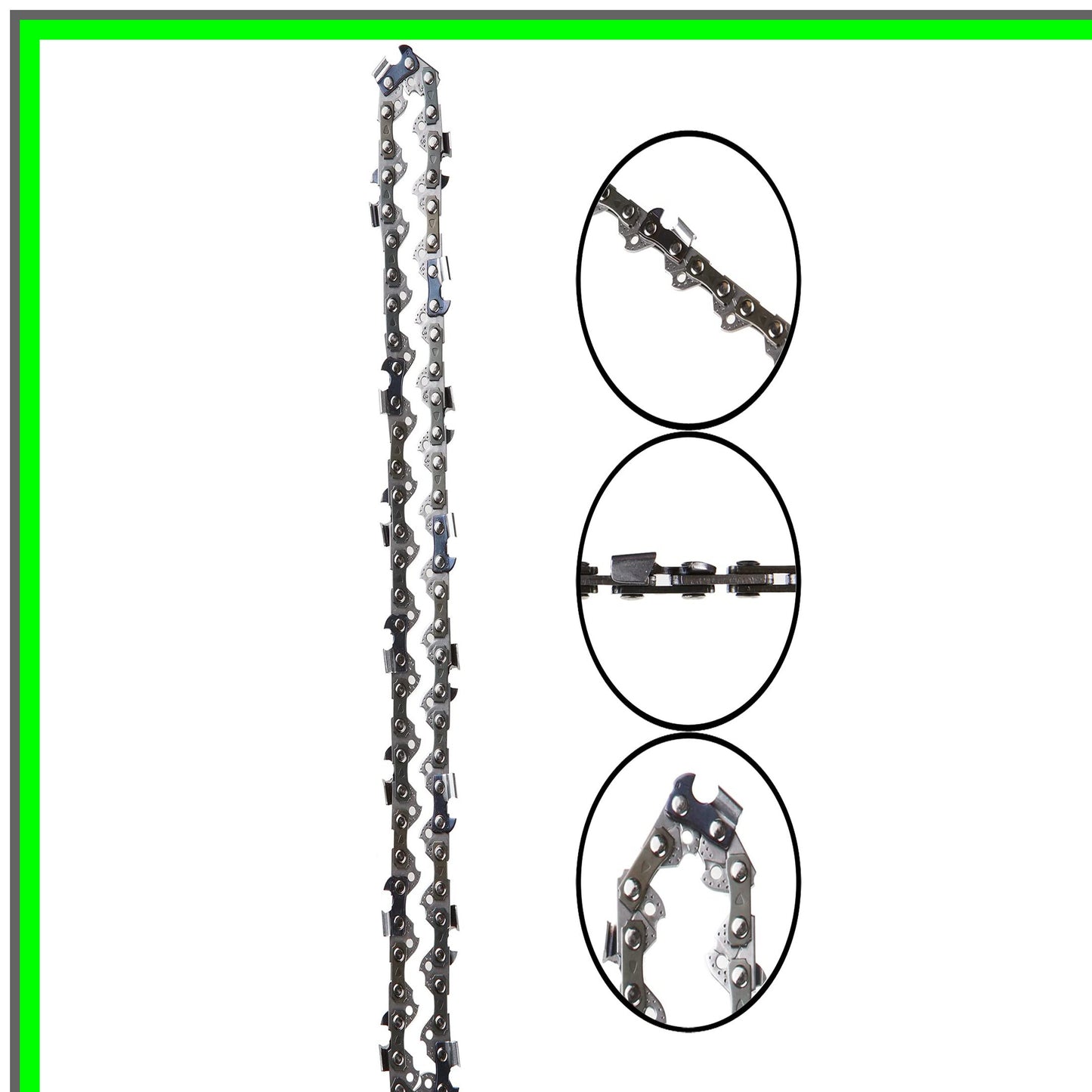 8-Inch Replacement Pole Saw Chains for Harbor Freight Models 62896 68862