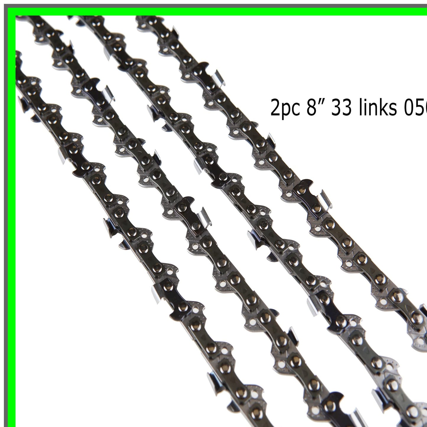 8-Inch Replacement Pole Saw Chains for Harbor Freight Models 62896 68862