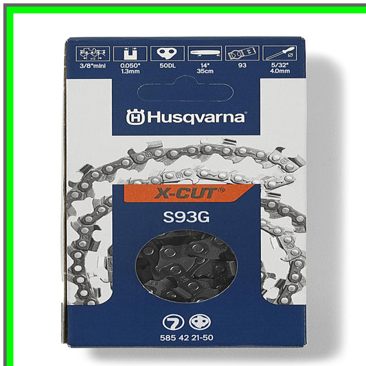 X-Cut S93G Chains for Efficient Cutting in Orange and Gray