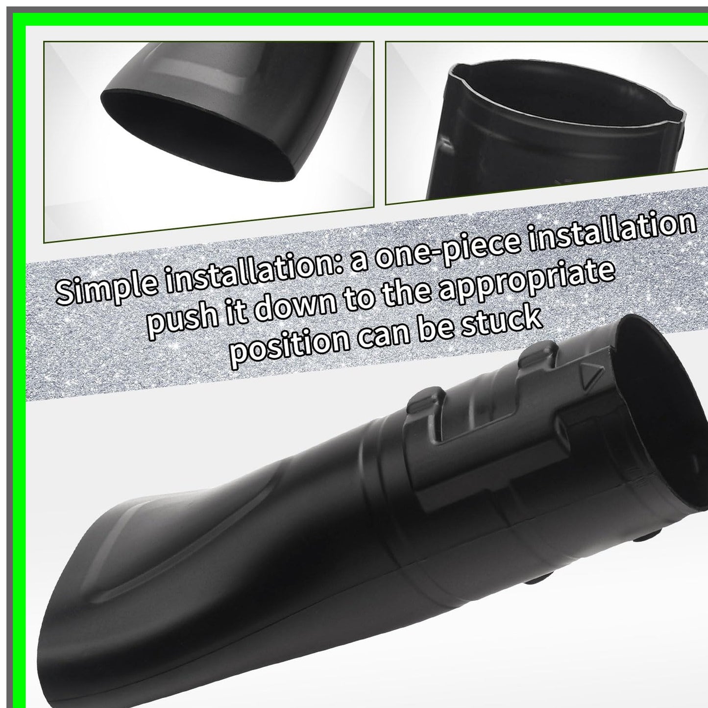 Flat End Nozzle for Makita X2 Blower - Boost Airflow with Easy Install