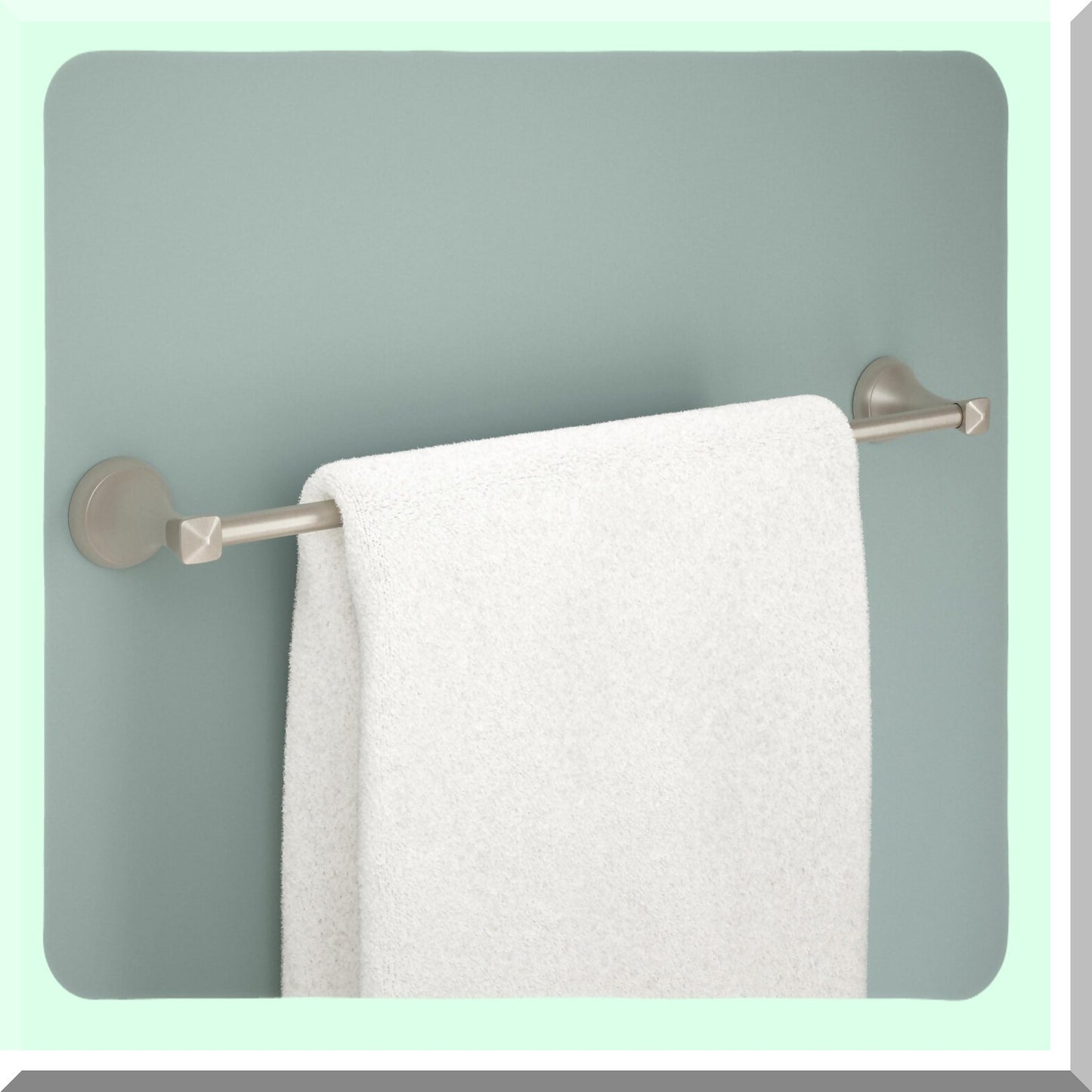 Esato 18" Towel Bar with 6" Extender Brushed Nickel