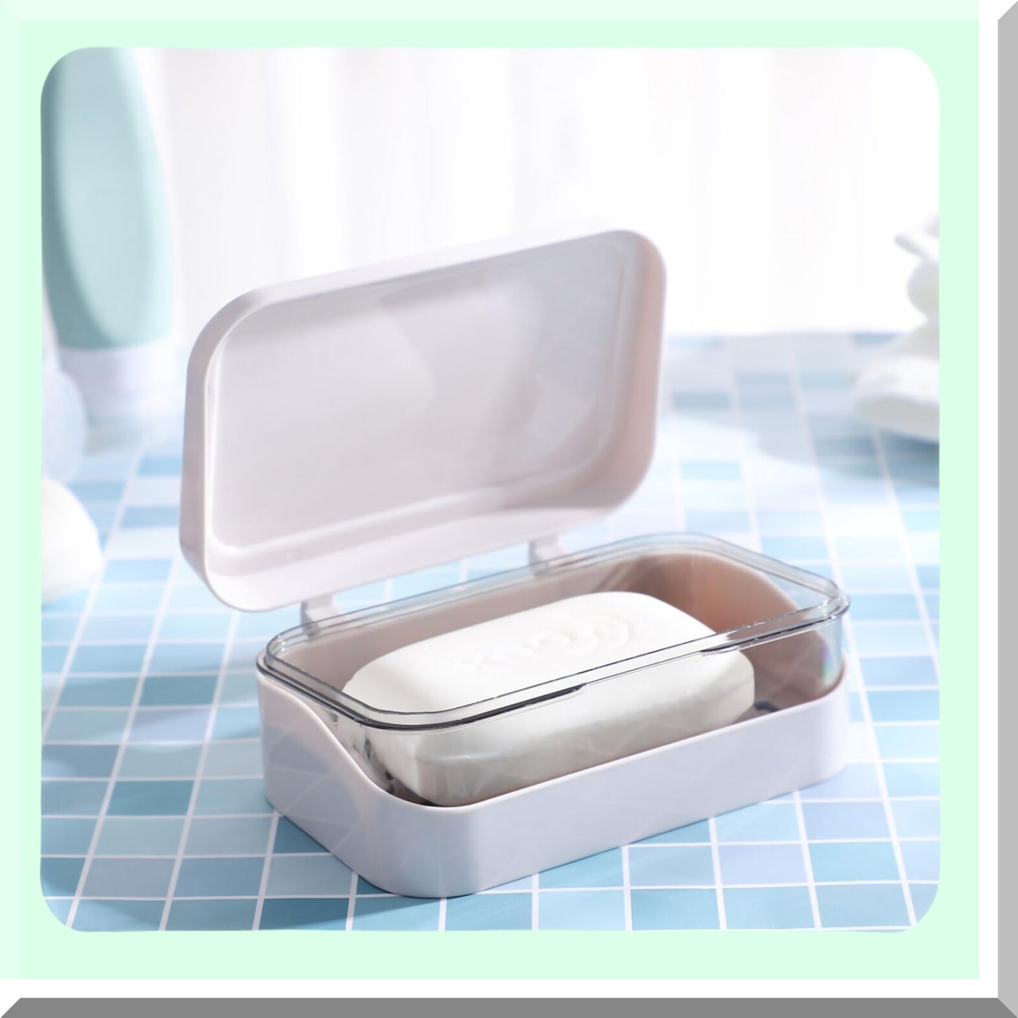 Travel Size White Tetries Cutlery Tray Soap Holder
