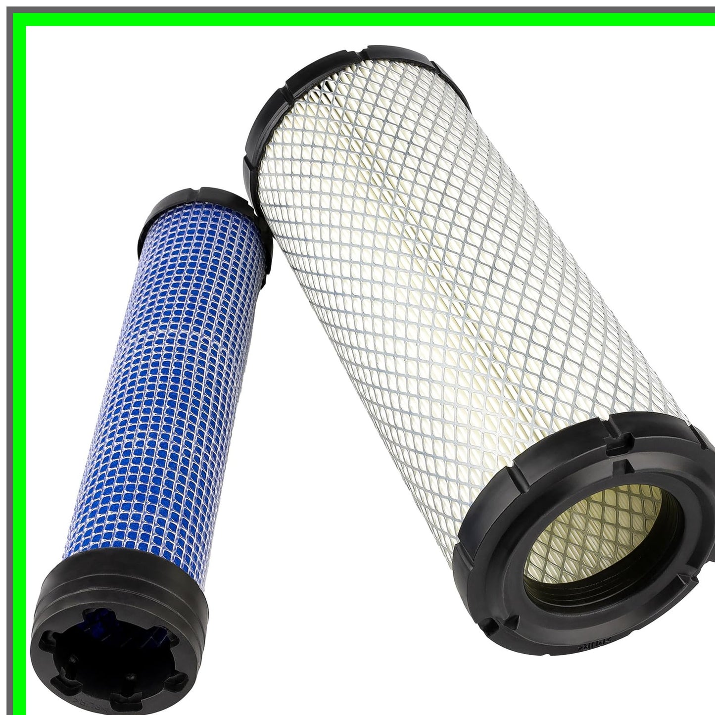 Kawasaki Kubota Compatible Outer Inner Air Filter Set for Lawn Mowers