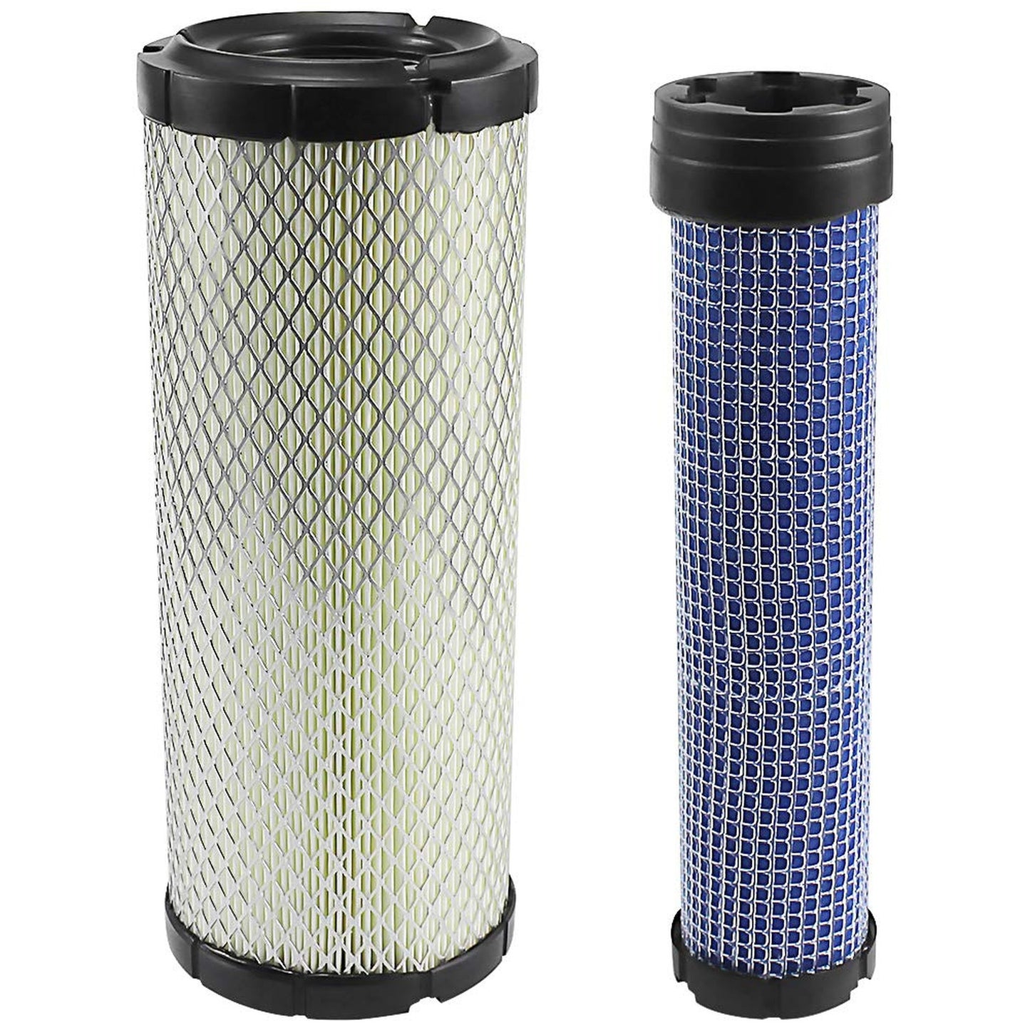 Kawasaki Kubota Compatible Outer Inner Air Filter Set for Lawn Mowers