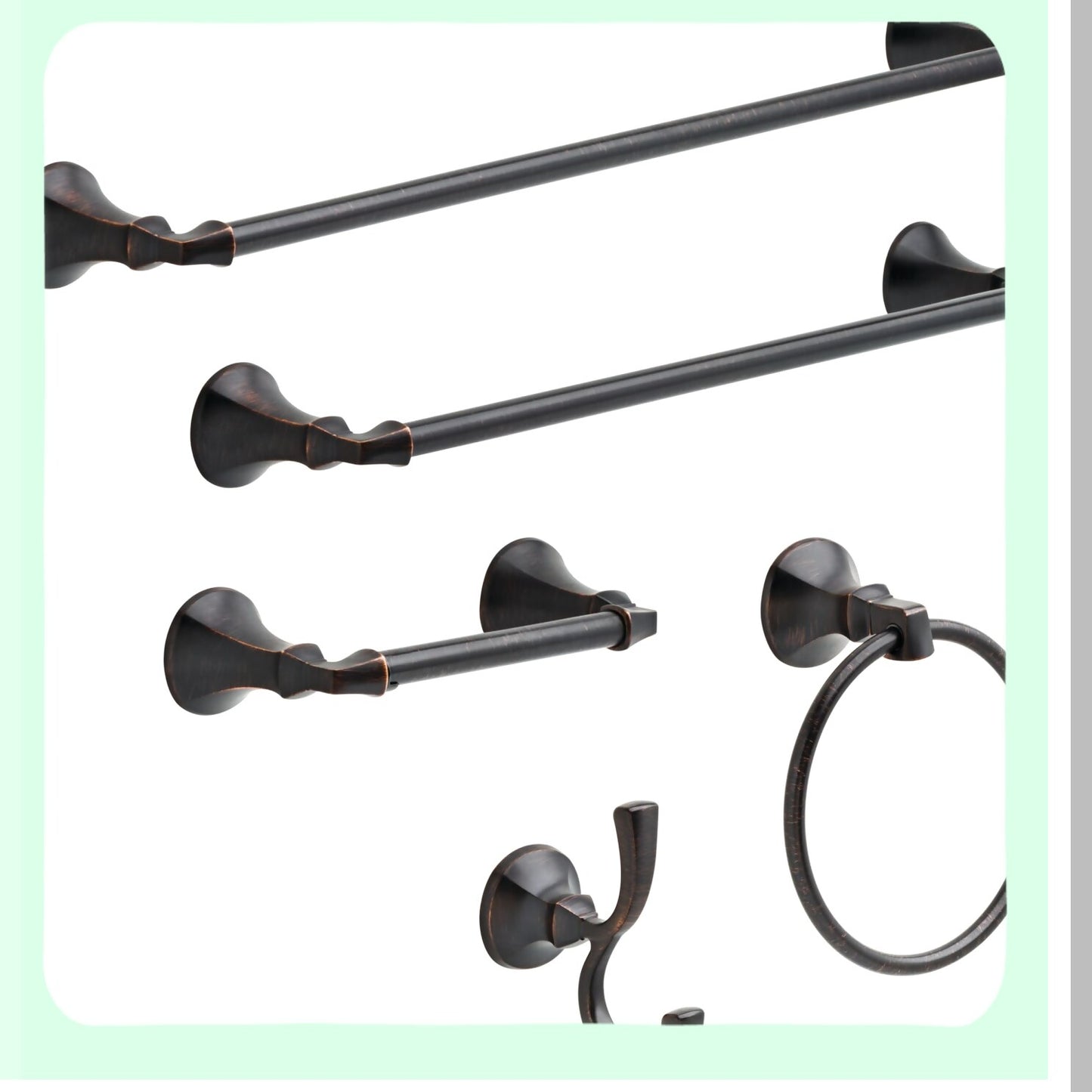 Venetian Bronze Double Towel Hook