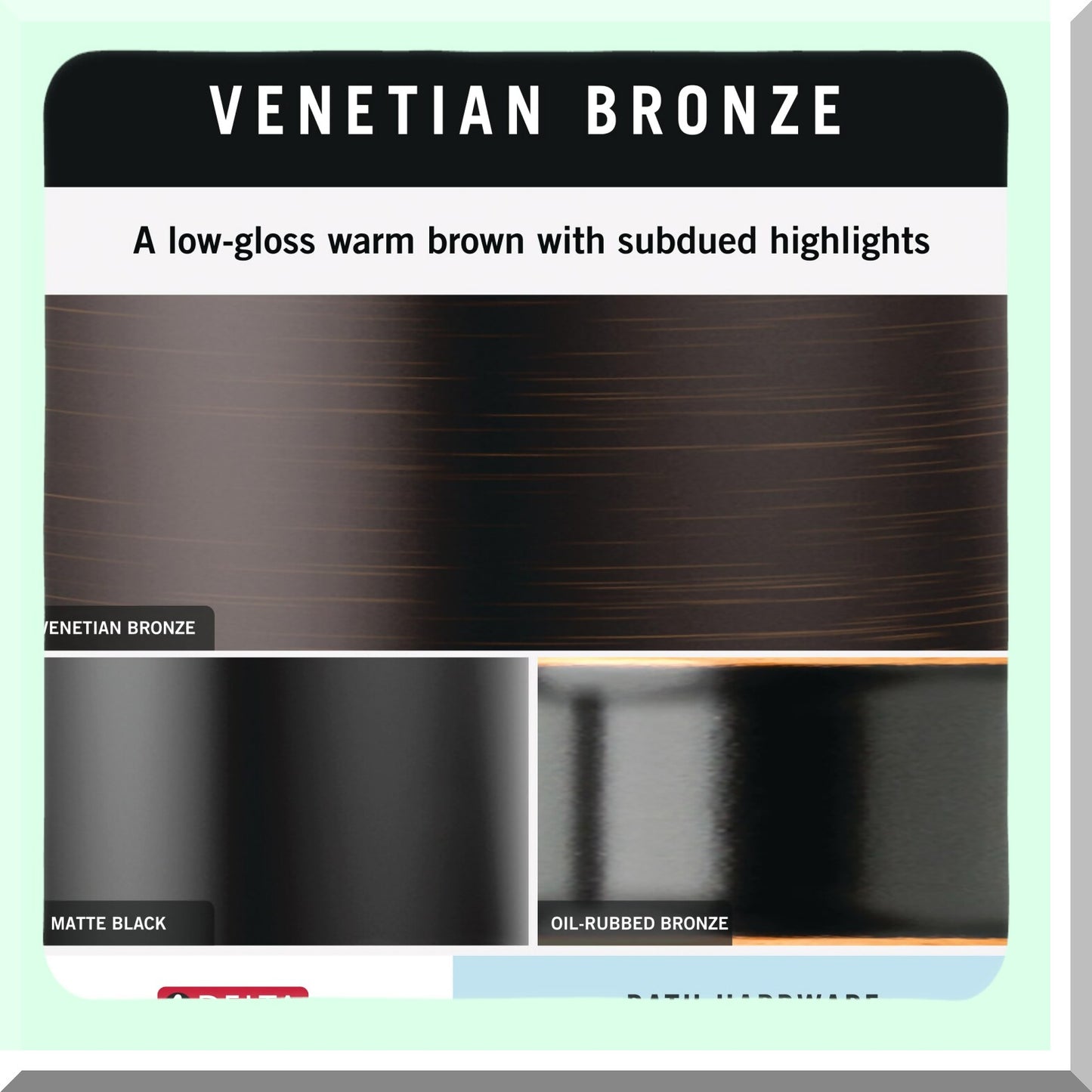 Venetian Bronze Double Towel Hook