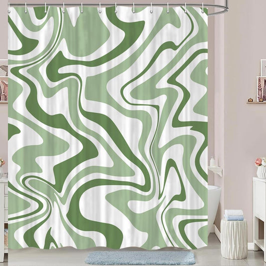 Sage Green Shower Curtain 70x70 inches