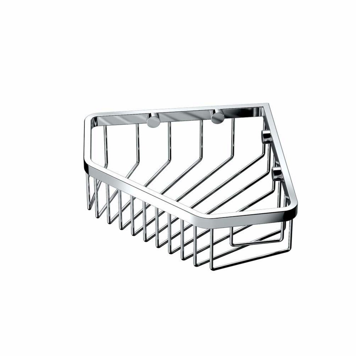 8-1/2-Inch Chrome Shower or Tub Corner Basket