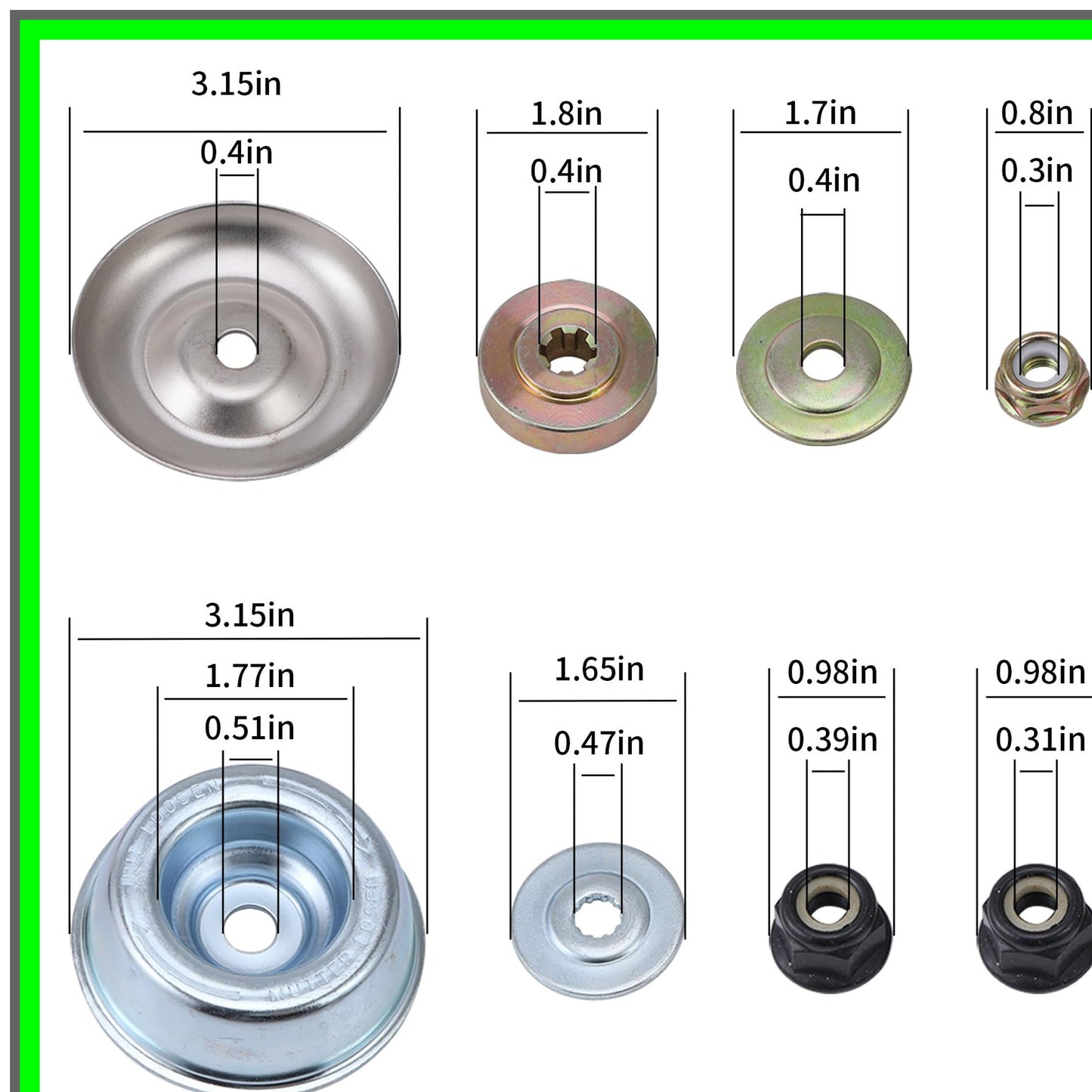 Rotary Steel Wire Brush Cutter Head with Universal Adapter for Trimmers
