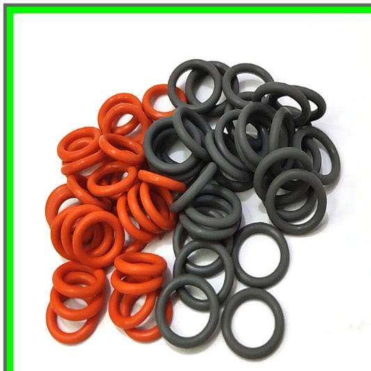 Color-Coded Pressure Washer O-Rings 50 Pack for Quick Connect Couplers