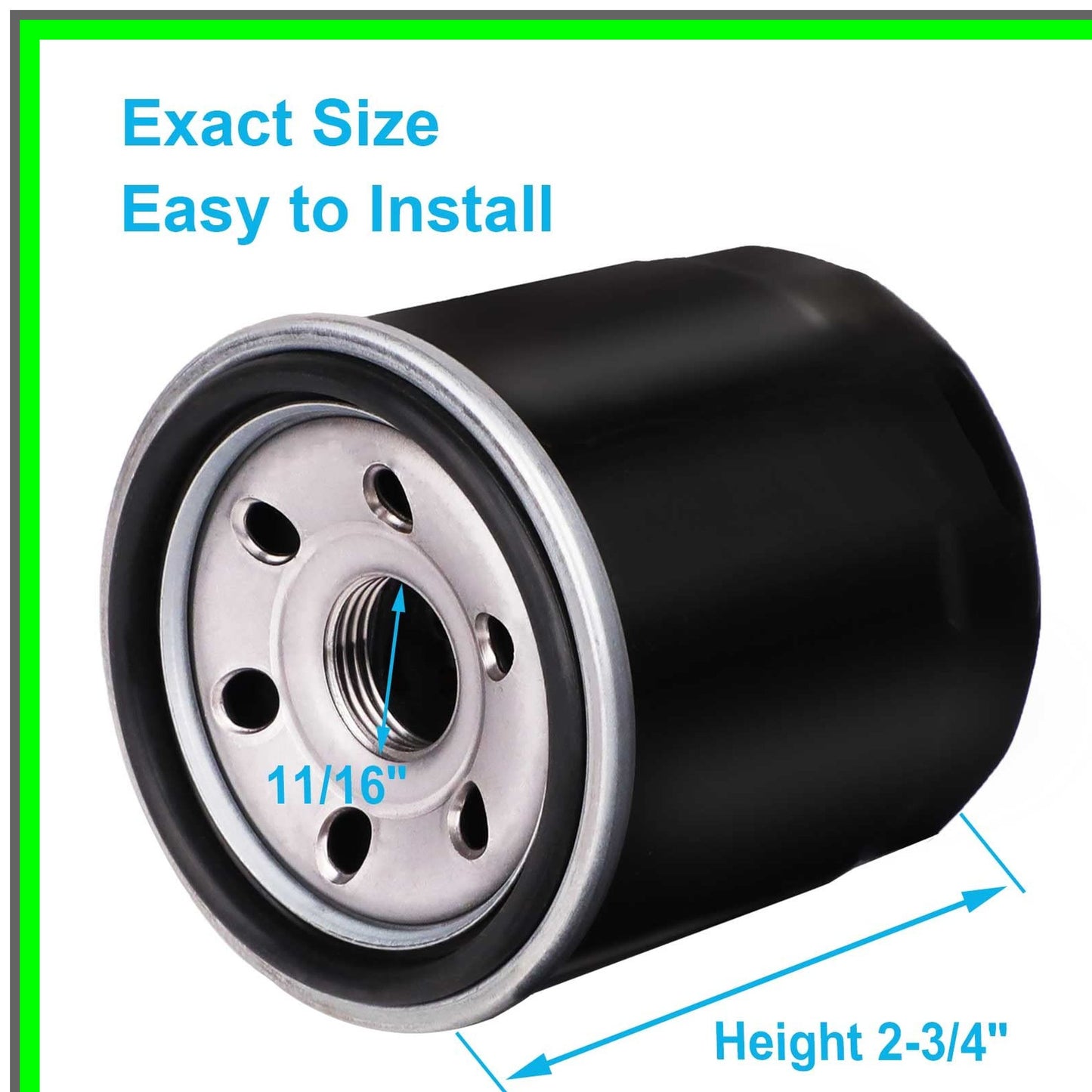 Toro V-Twin Engine Oil Filter Replacement for Timecutter Mowers 2 Pack