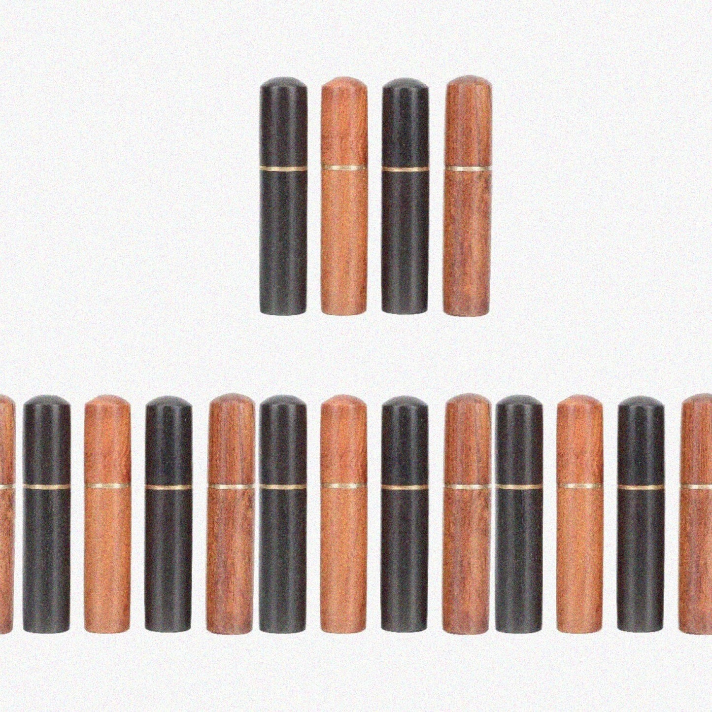 16 Pcs Wooden Needle Storage Cases