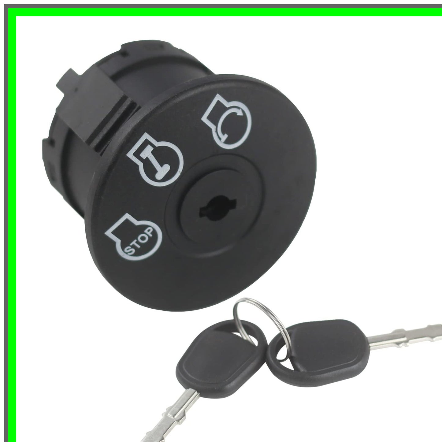 Riding Lawn Mower Ignition Switch with Key for Zero Turn Models