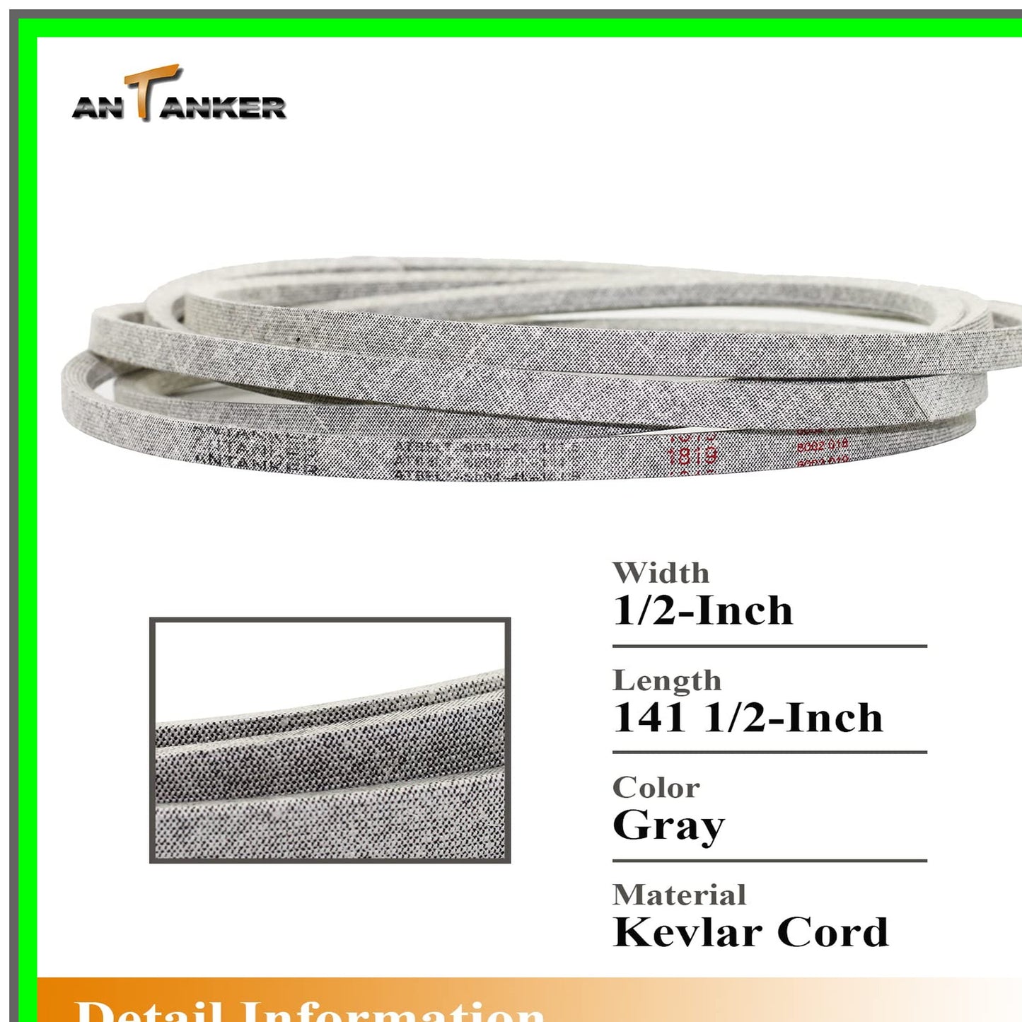 Kevlar Deck V-Belt Replacement for Toro TimeCutter SS 5000 5060 ZS