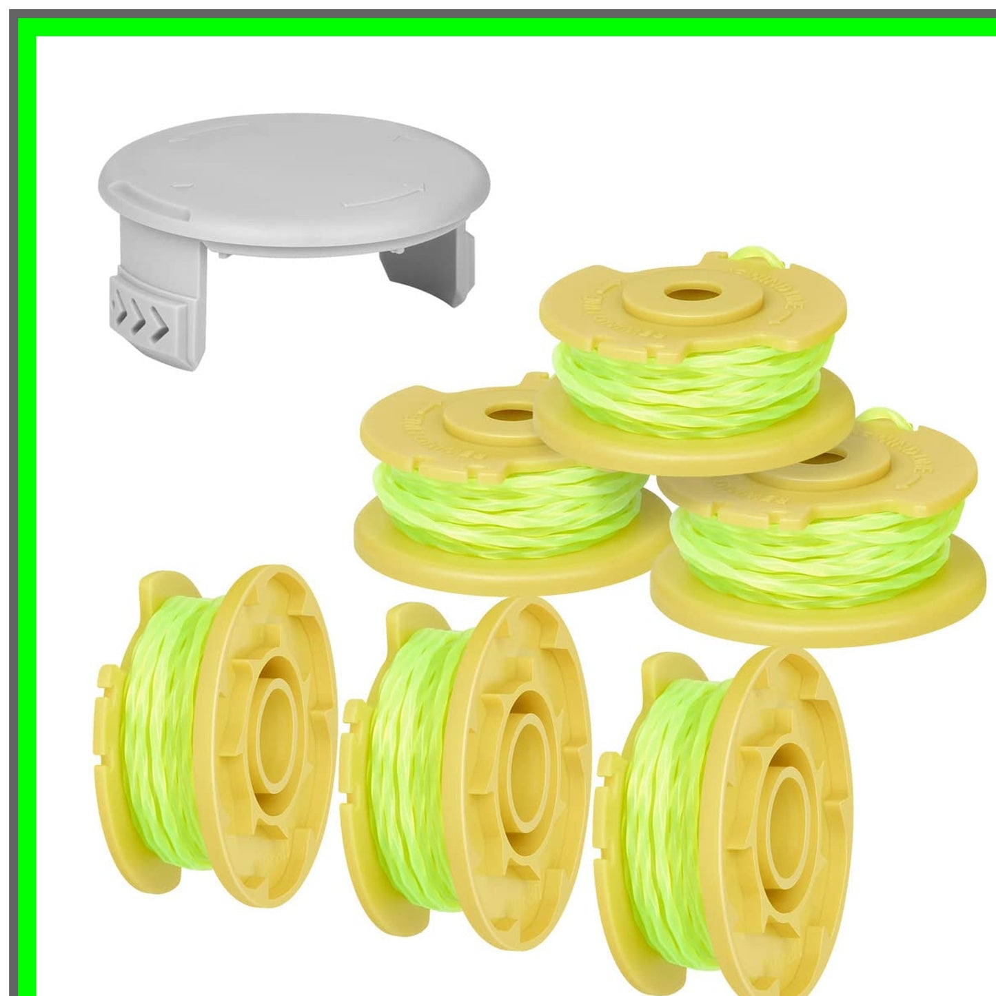 Wacker Twisted Line Replacement Spools for Ryobi Cordless Trimmers