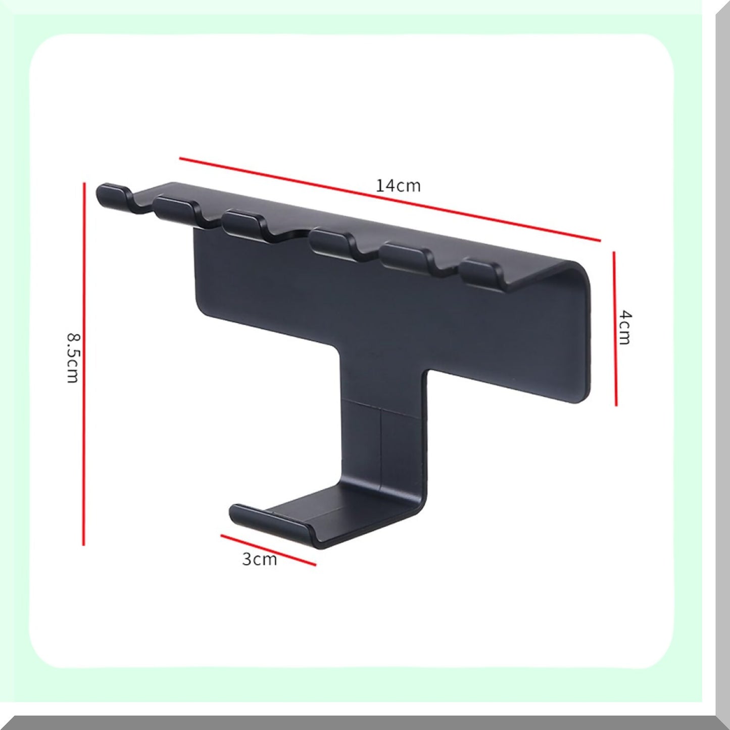 2Pcs Plastic Wall-Mounted Toothbrush Holders