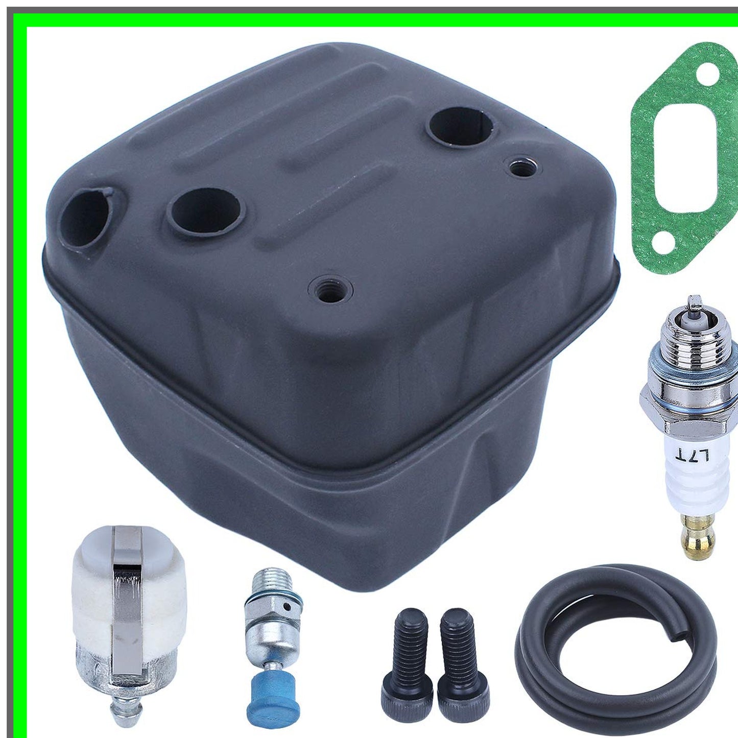 Husqvarna Chainsaw Exhaust Muffler Kit with Gasket and Replacement Parts