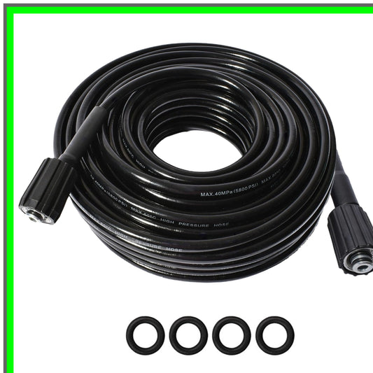 25FT Kink Resistant High Pressure Washer Extension Hose for 5800PSI Power Washers
