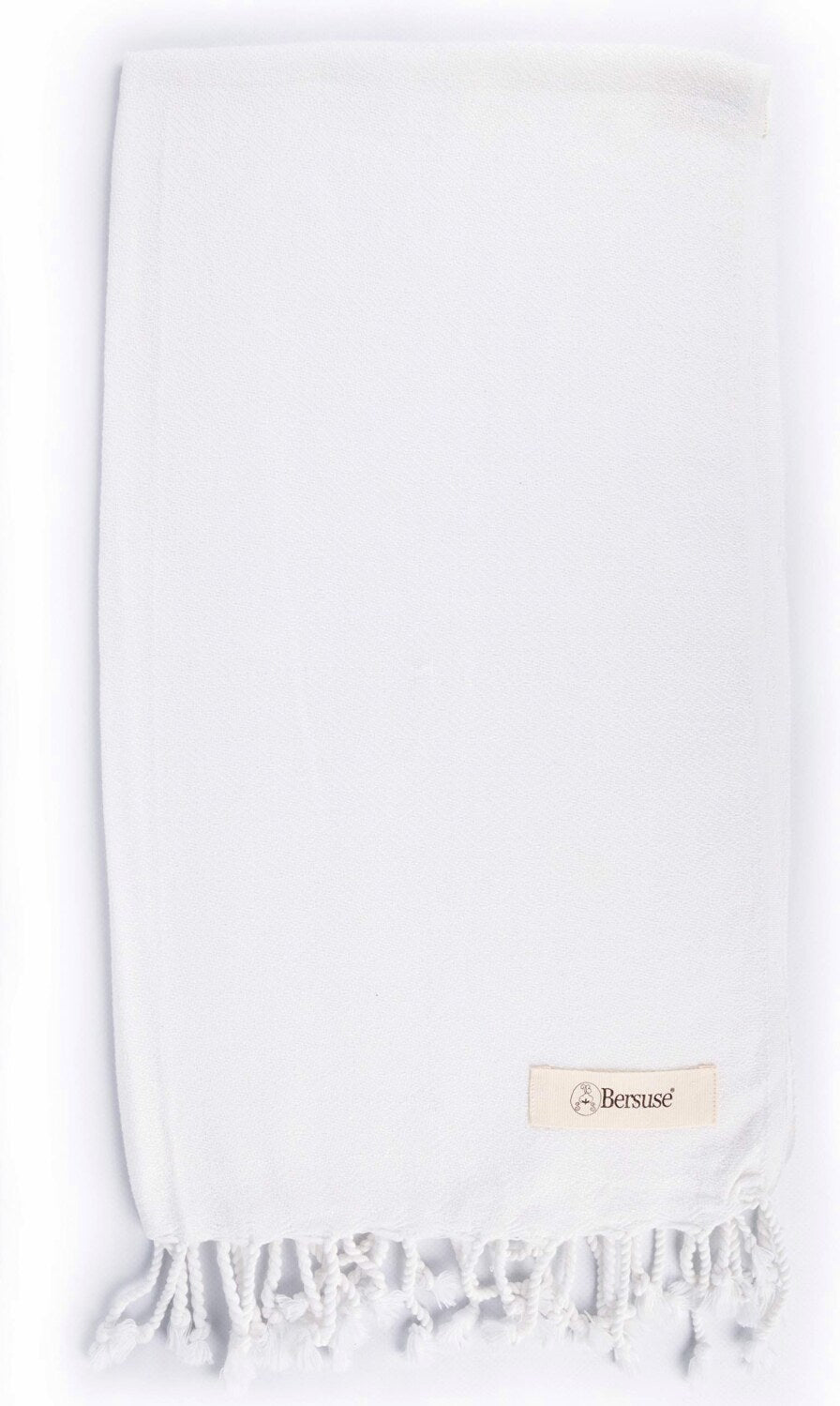 100% Cotton Turkish Hand Towel 23x43 Inches White