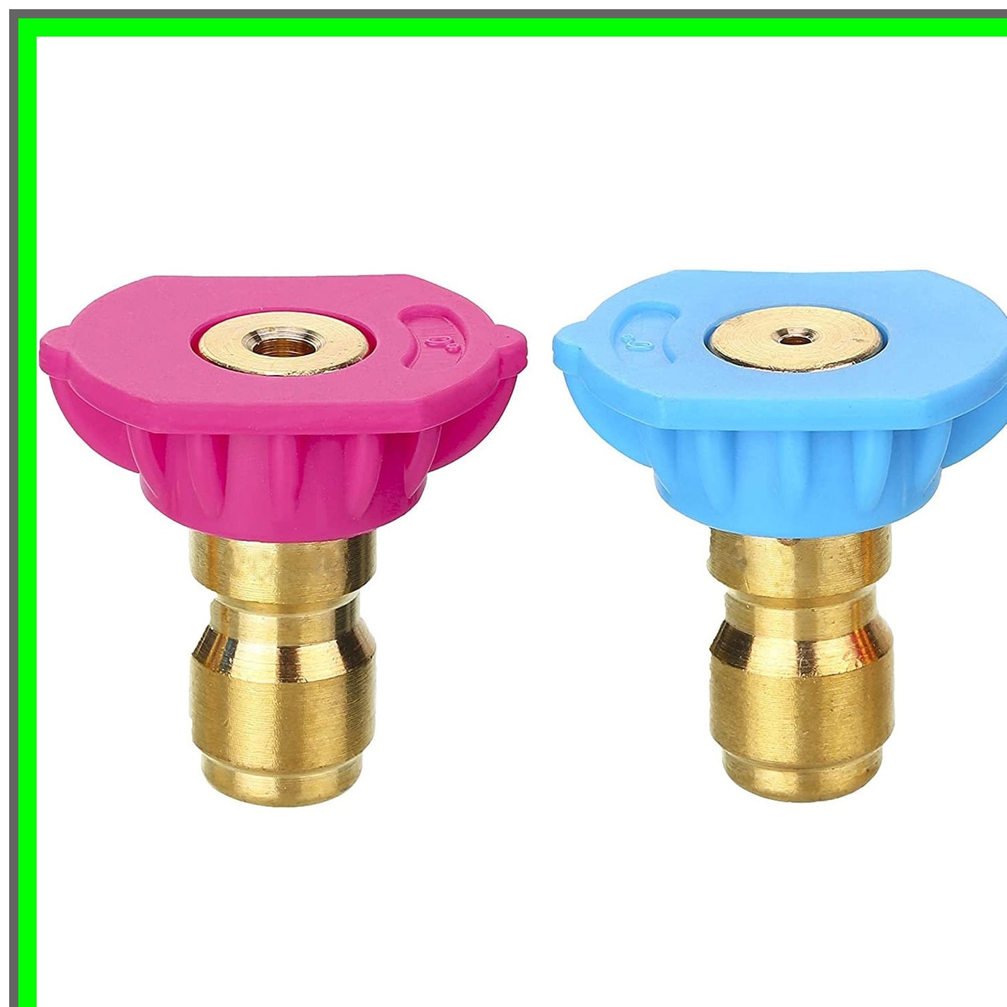 Quick-Connect Nozzle Kit for Pressure Washers 4000PSI 1/4 Inch 2-Pack