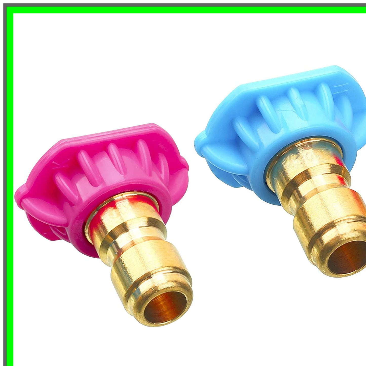 Quick-Connect Nozzle Kit for Pressure Washers 4000PSI 1/4 Inch 2-Pack