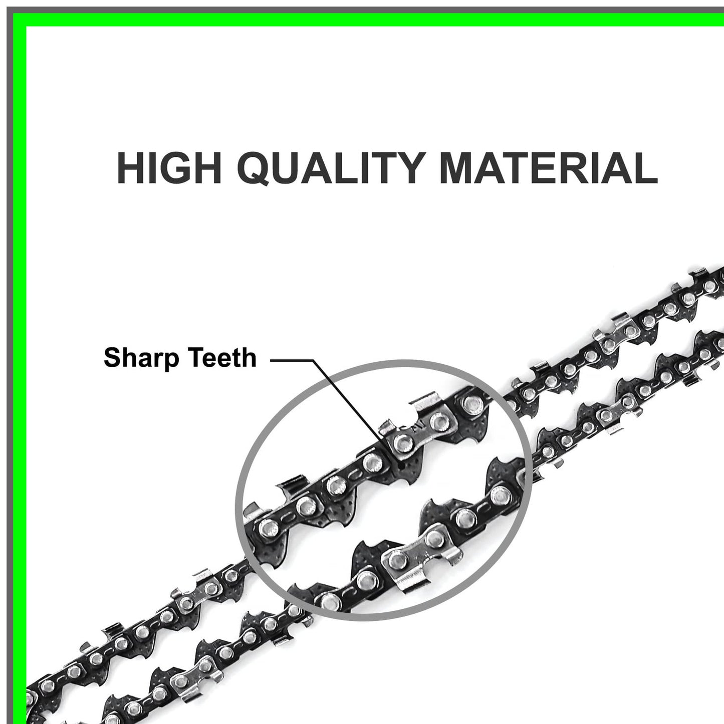 Compact 6 Inch Chainsaw Chain Replacement for Cordless Models - 2 Pack