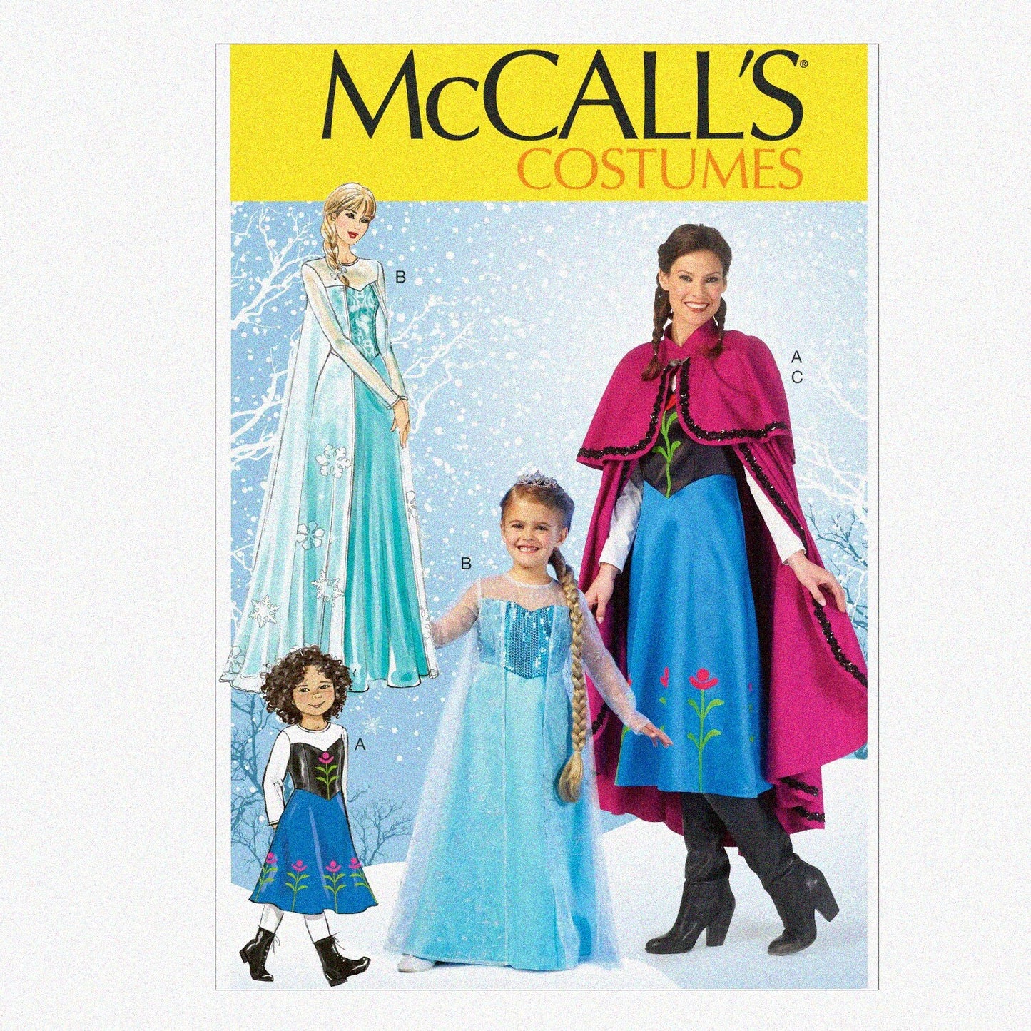 Ice Queen and Ice Princess Sewing Kit for Adults and Children