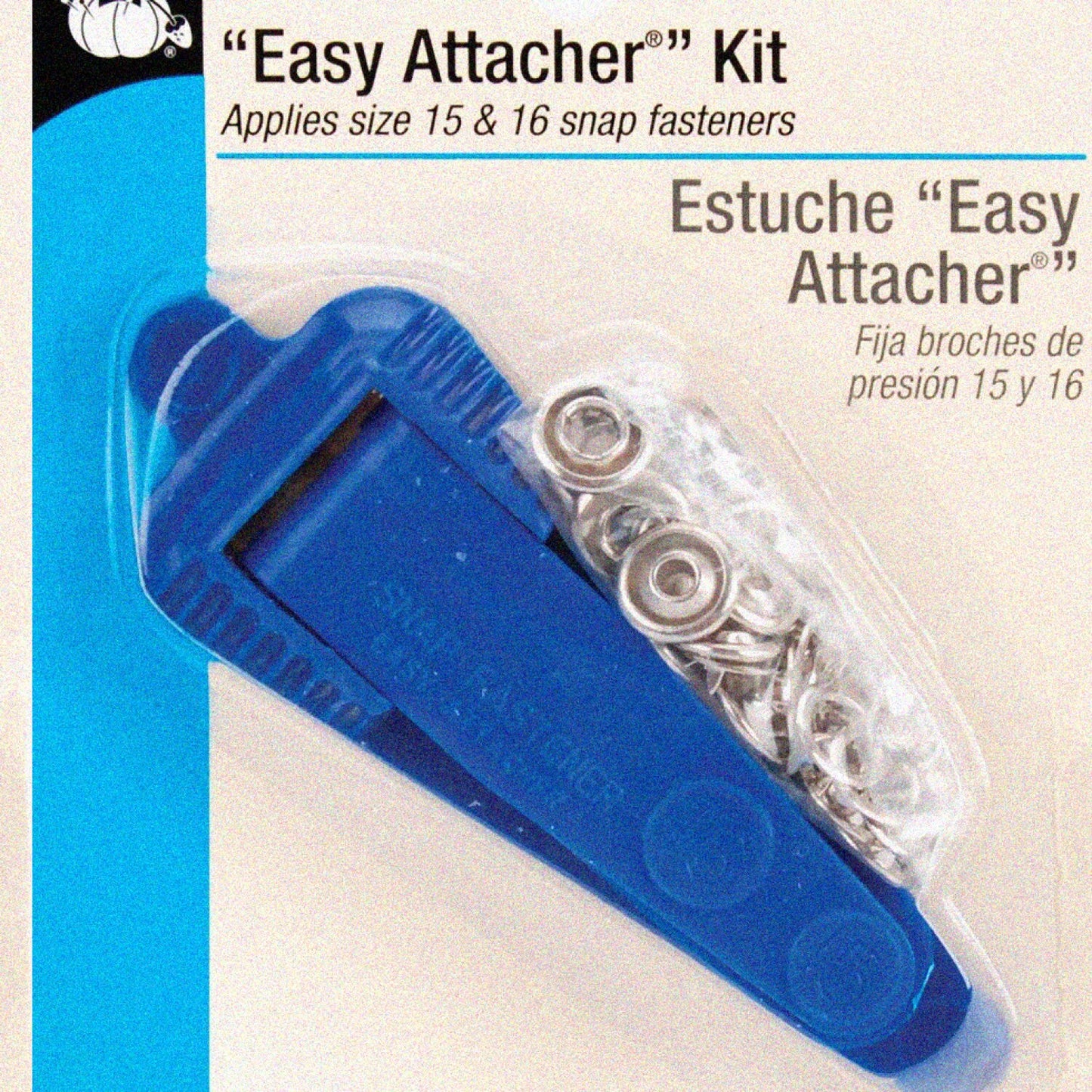 16K Nickel Snap Fastener Kit with Attacher, Size 15/16
