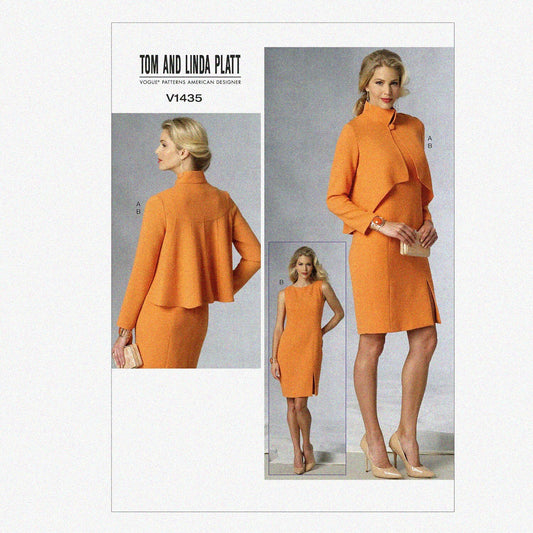 Misses' Jacket and Dress Sewing Pattern Size E5