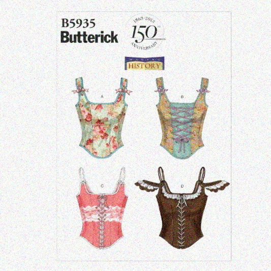 Misses Corset Pattern Sizes 4-12