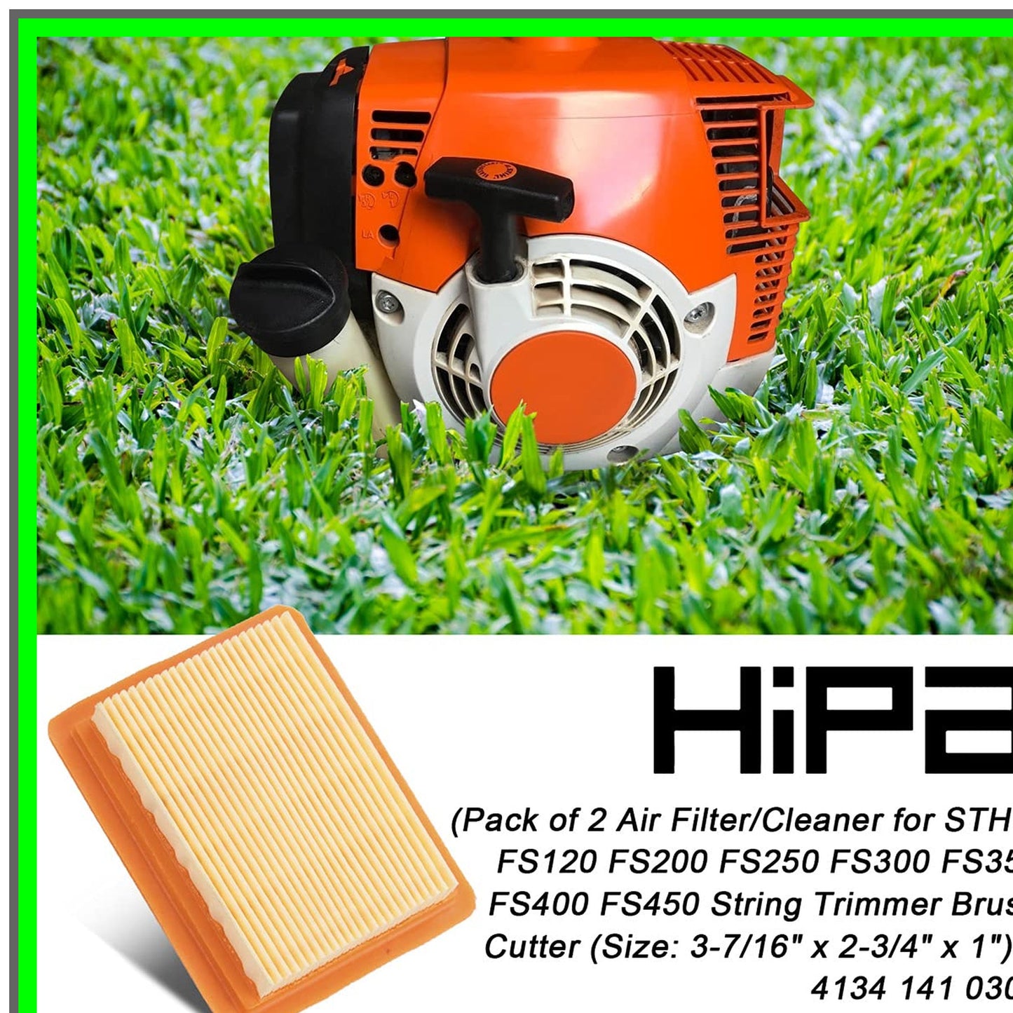 Stihl Compatible Air Filter Replacement for FS120 FS200 FS250 FS300 FS350