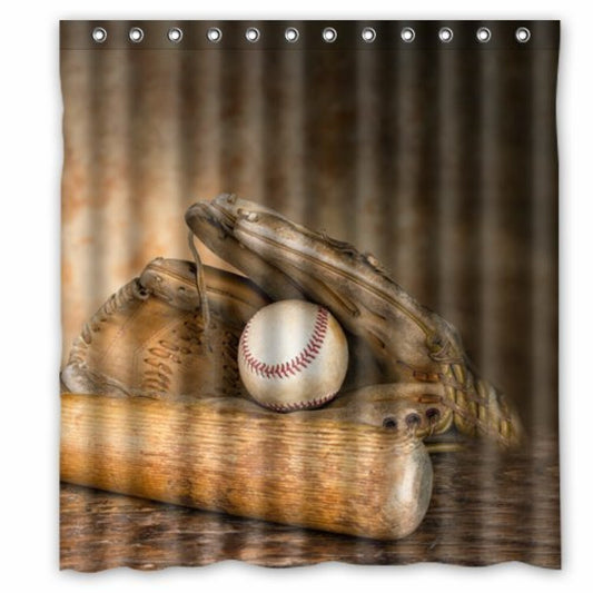 Waterproof Polyester Shower Curtain 66x72 with Rings