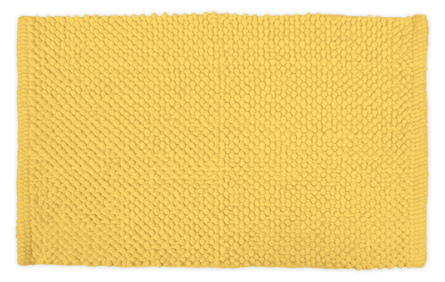 Popcorn Bath Rug 17x24 Yellow