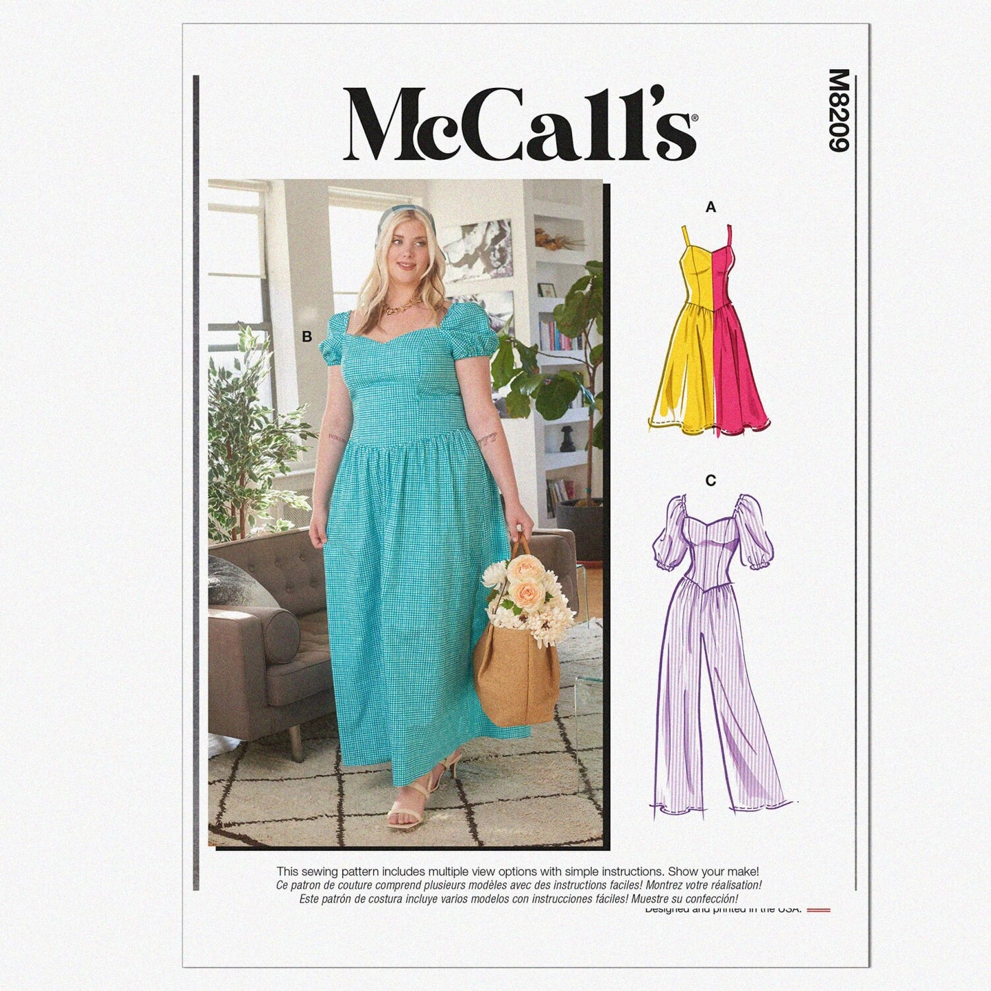 Misses' Dress and Jumpsuit Sewing Pattern Kit