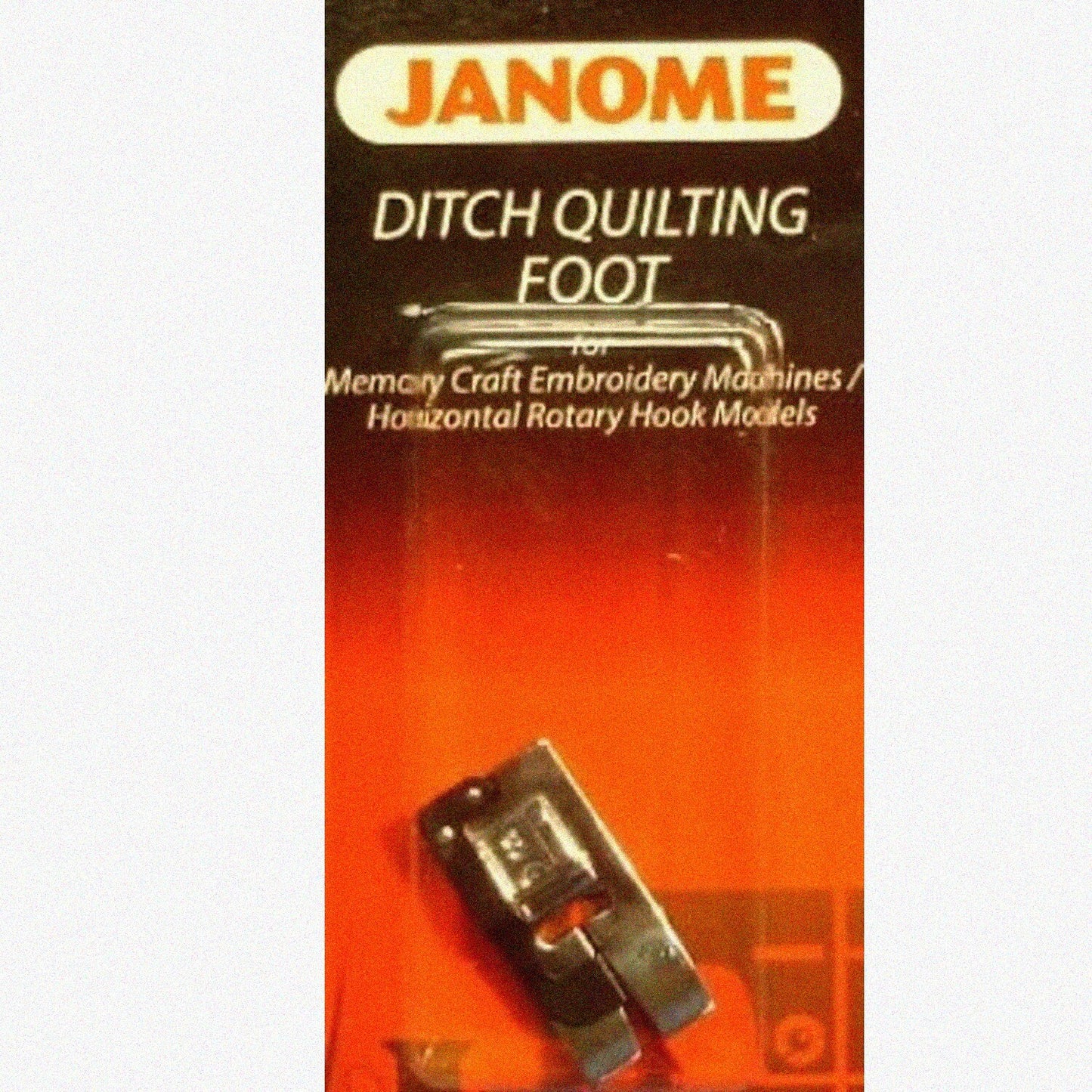 Memory Ditch Quilting Foot for Embroidery Machines