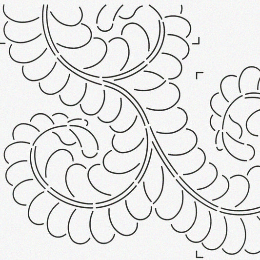 8" Corner Stencil for Quilting and Crafts