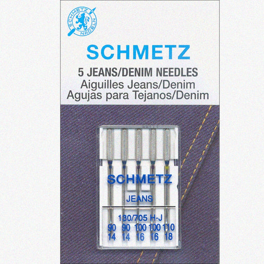 Jean and Denim Machine Needles Set Compatible with sewing machines