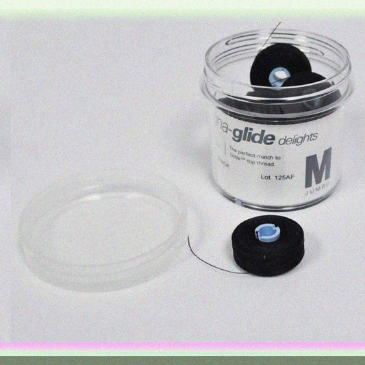 10 Black Style M Jumbo Prewound Bobbins