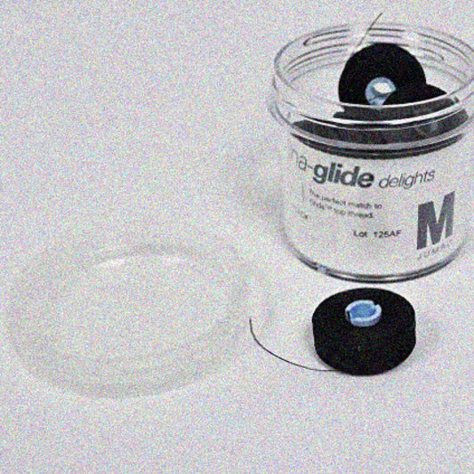 10 Black Style M Jumbo Prewound Bobbins