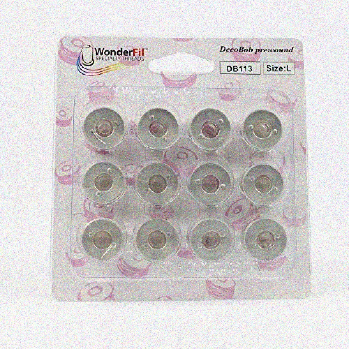 DecoBob Pre-Wound Bobbins Size L Dove Grey