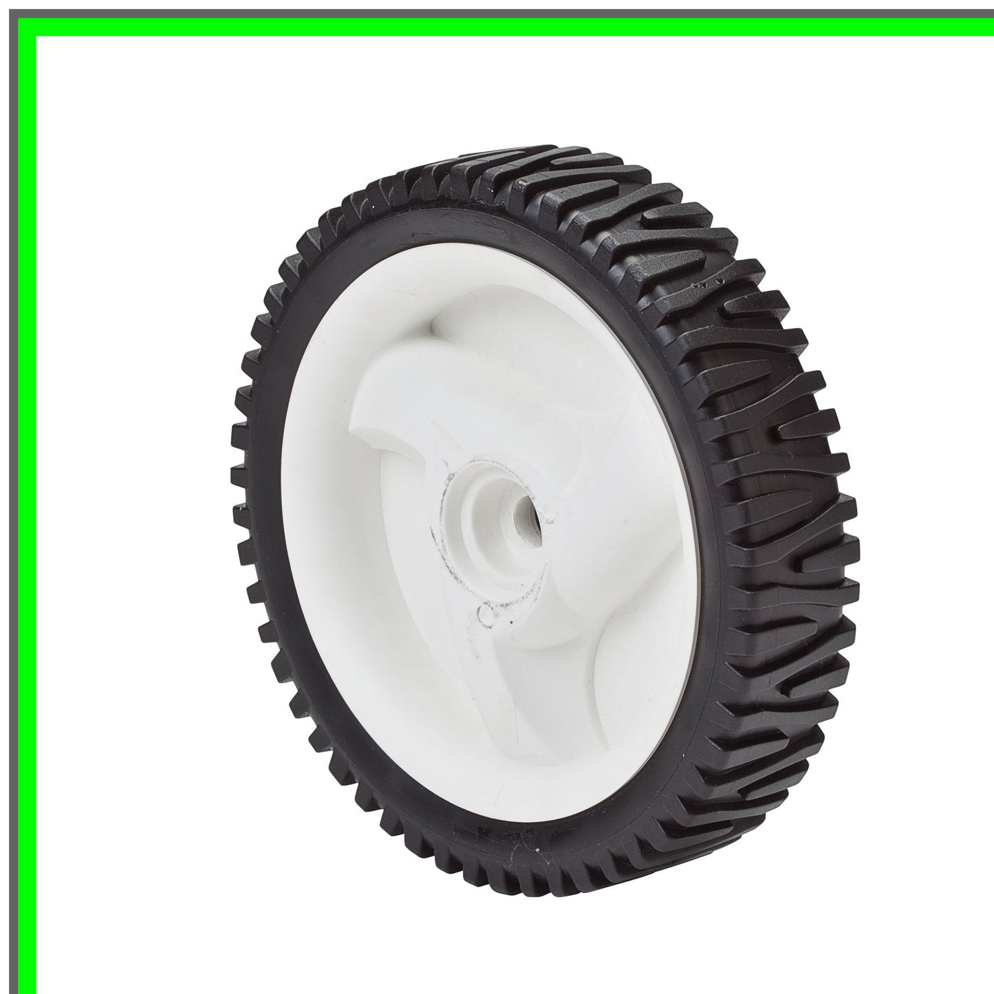 Durable 8-Inch Semi Pneumatic Lawn Mower Wheels for Smooth Performance