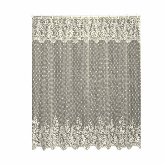 Ecru Floret 72x72 Shower Curtain
