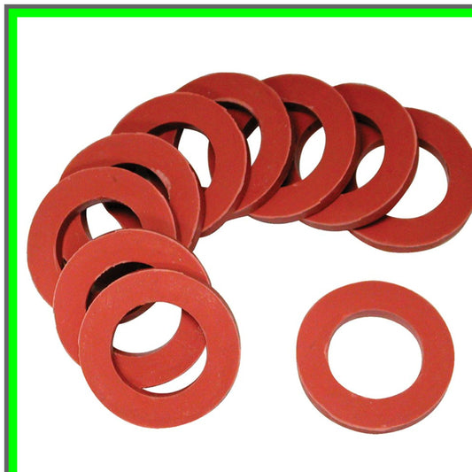 Round Hose Washer for Washing Machines, 3/4 in ID, 1 in OD, Durable Black