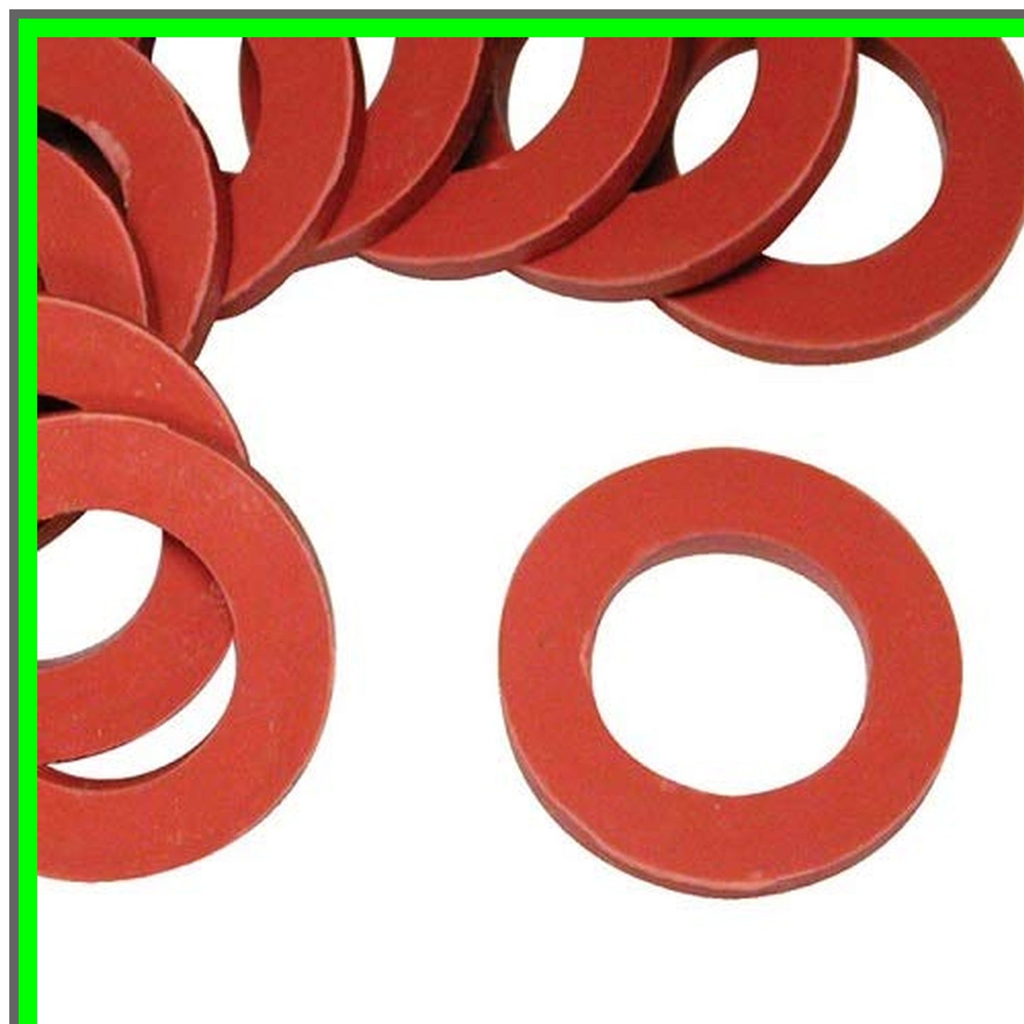 Round Hose Washer for Washing Machines, 3/4 in ID, 1 in OD, Durable Black