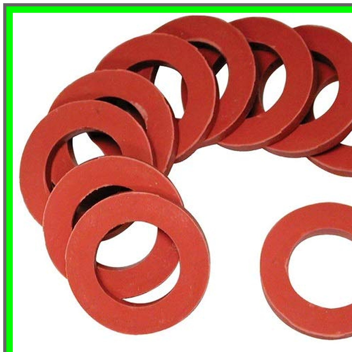 Round Hose Washer for Washing Machines, 3/4 in ID, 1 in OD, Durable Black